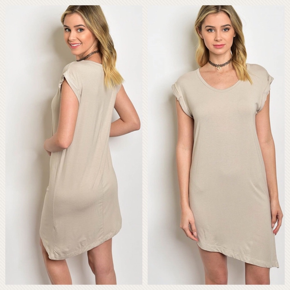 ☀️4/$20 Sale!! taupe Dress